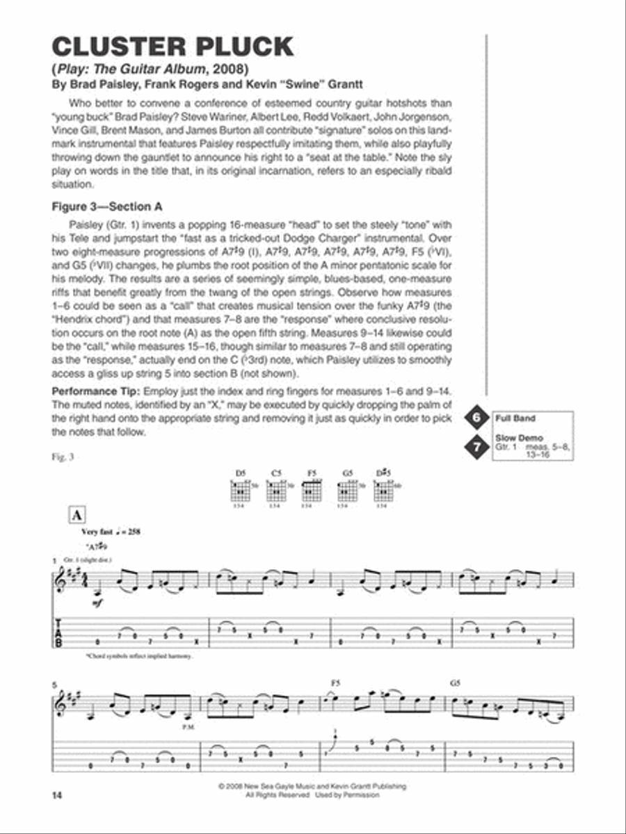 Brad Paisley Electric Guitar scores gallery preview page 6