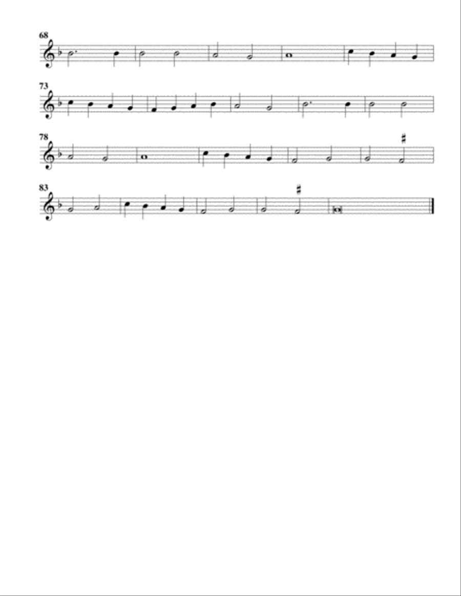 Si j'ay perdu mon amy (arrangement for 4 recorders) Recorder scores gallery preview page 4