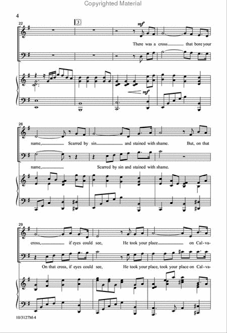 Power of the Cross 4-Part scores gallery preview page 4