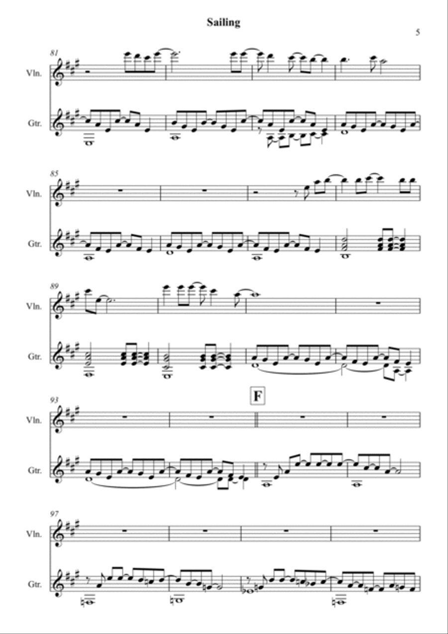Sailing String Duet scores gallery preview page 5