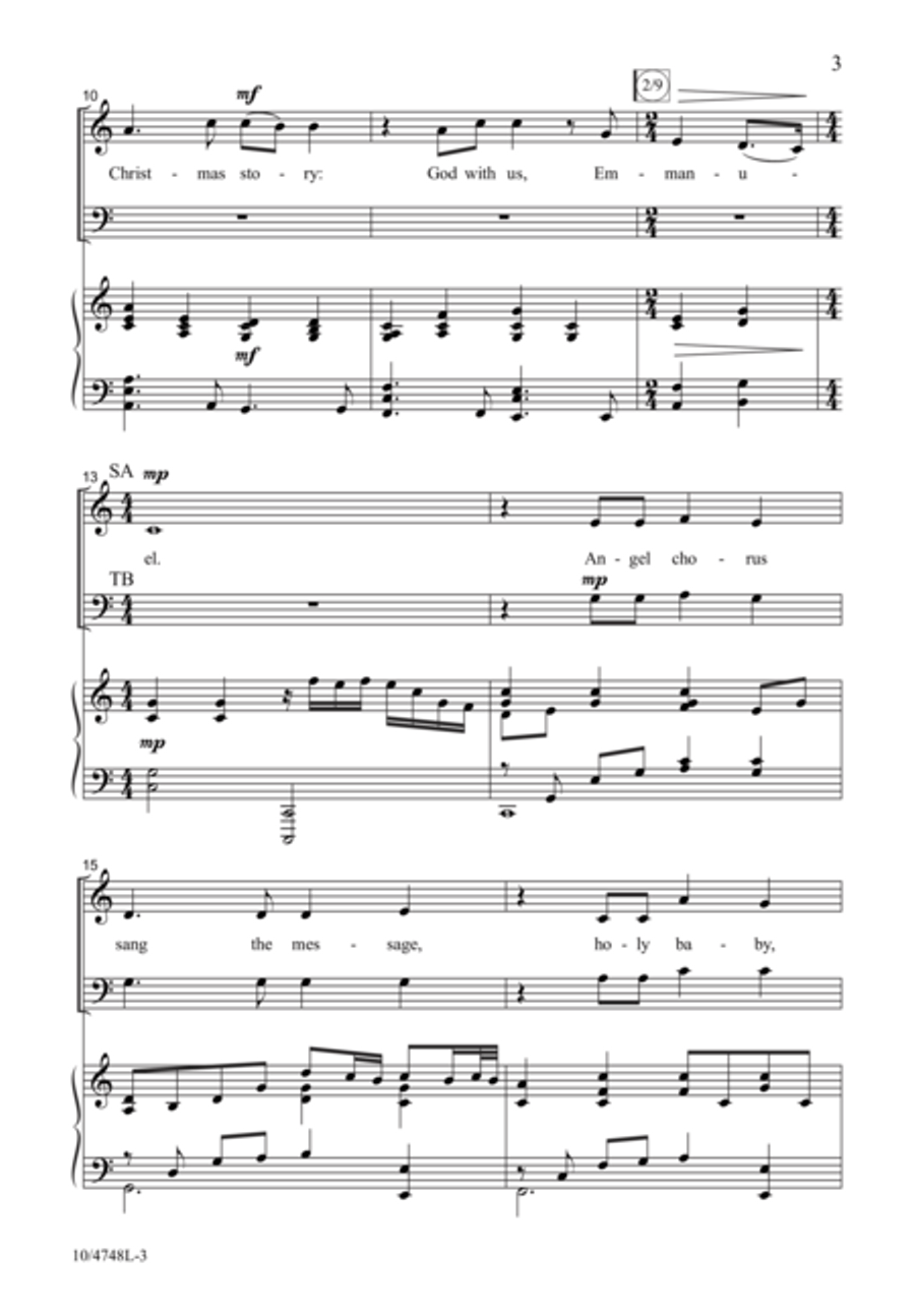 Sing Again the Christmas Story 4-Part scores gallery preview page 3