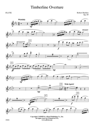 Timberline Overture: Flute