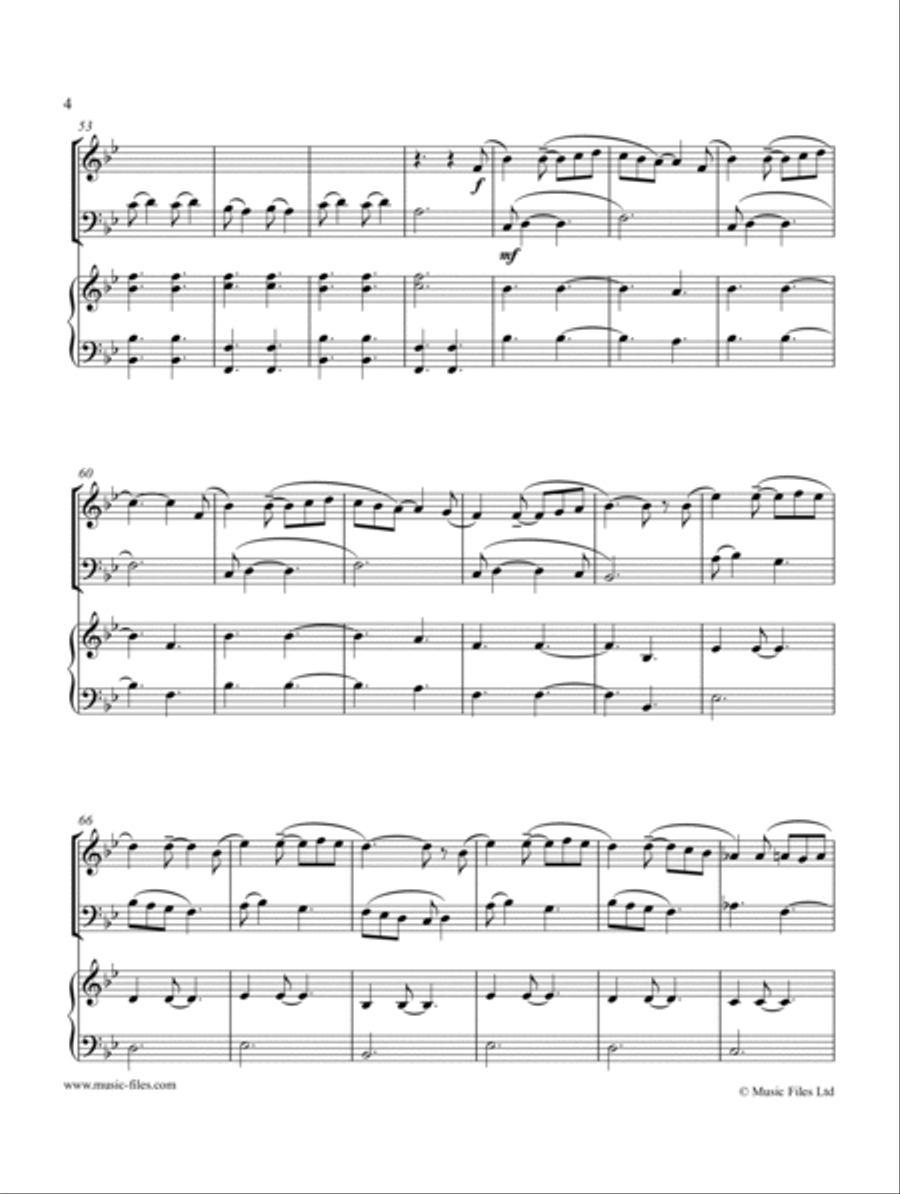 Pleasant Afternoon (Violin, Cello and Piano) Piano Trio scores gallery preview page 4