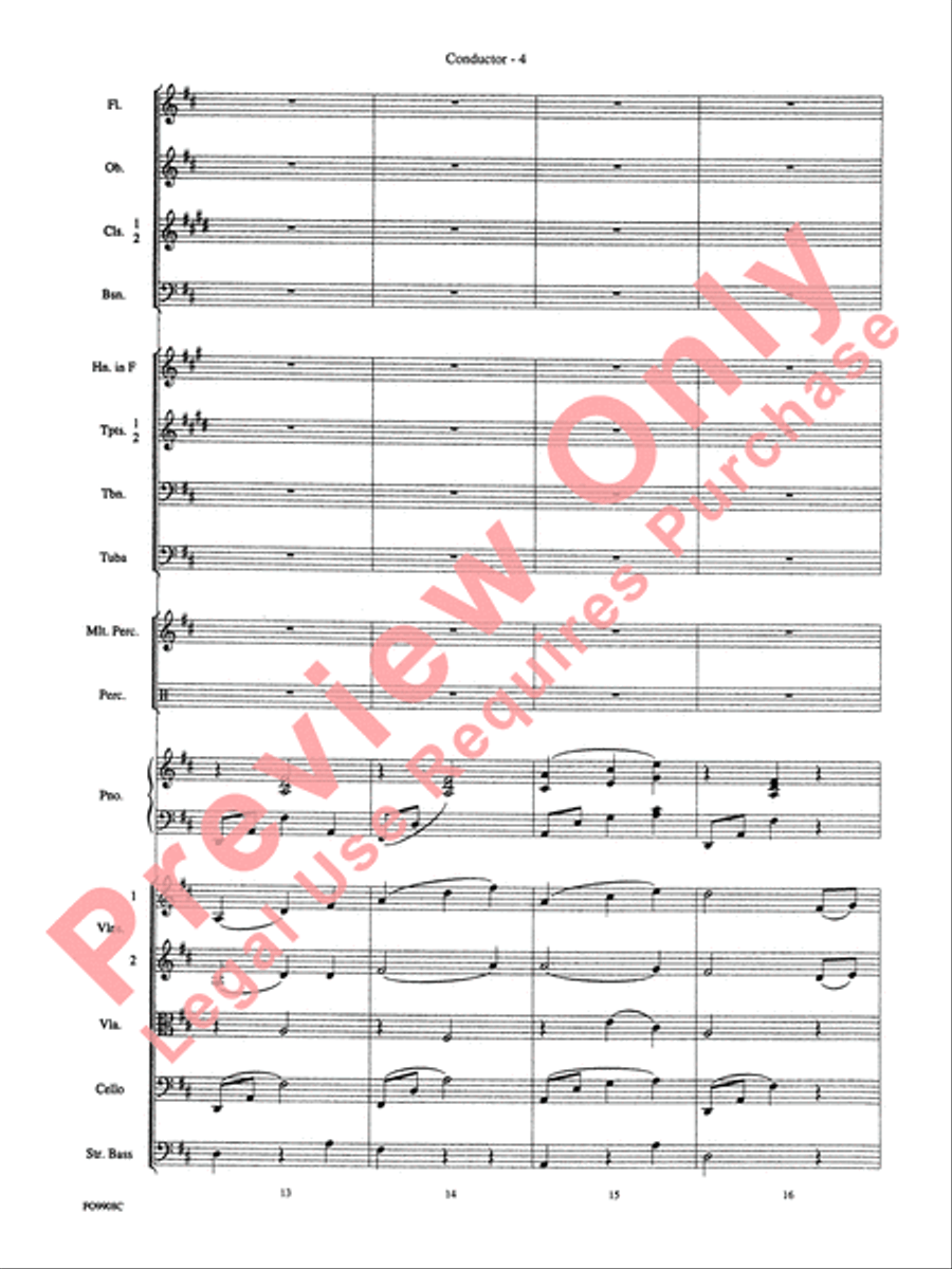 Ashokan Farewell Full Orchestra scores gallery preview page 7