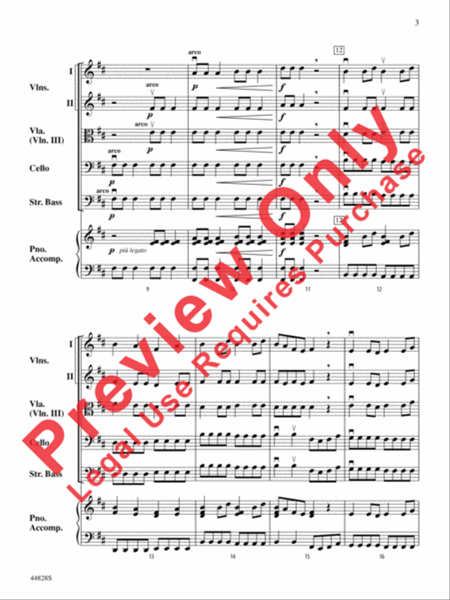 Ninja Ninja String Orchestra scores gallery preview page 12
