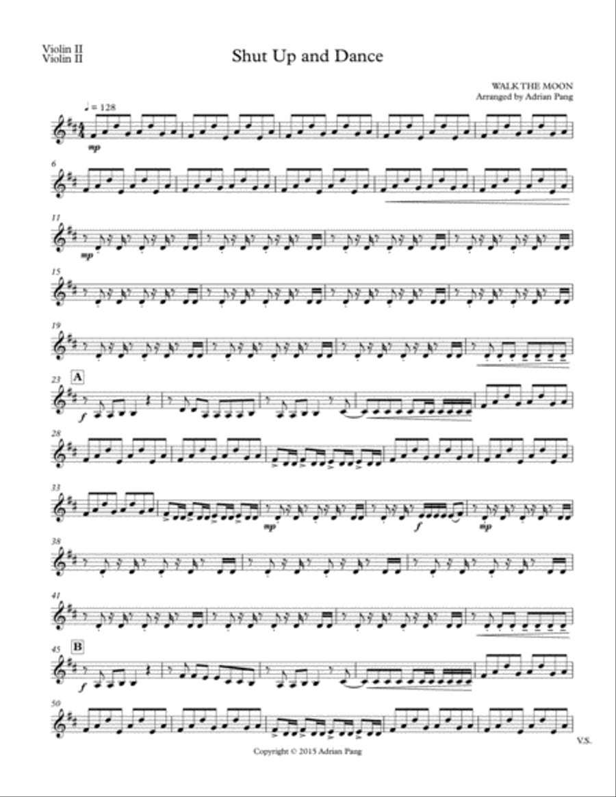 Shut Up And Dance String Quartet scores gallery preview page 3