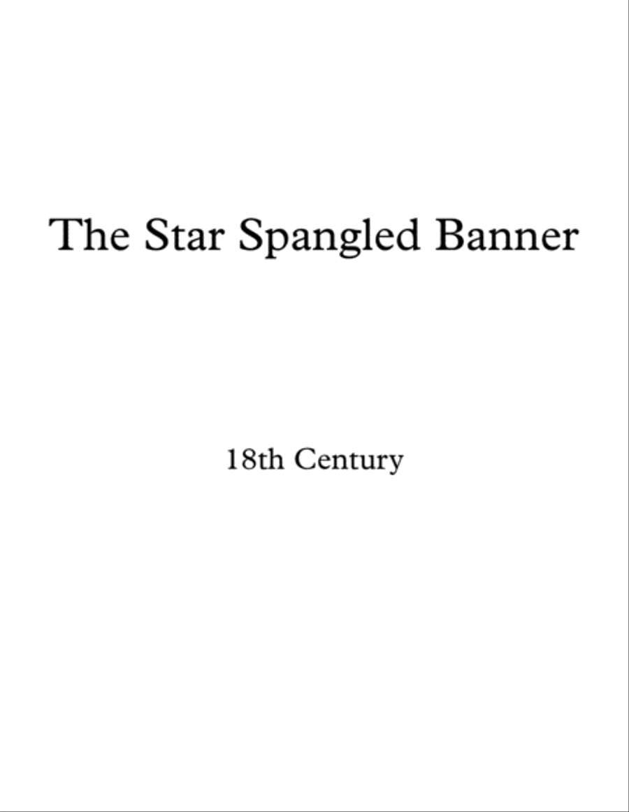The Star Spangled Banner (National Anthem) Brass Ensemble scores gallery preview page 2