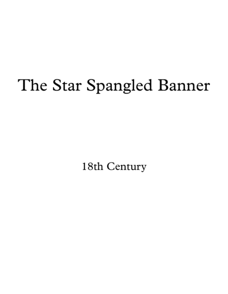 The Star Spangled Banner (National Anthem) image number null