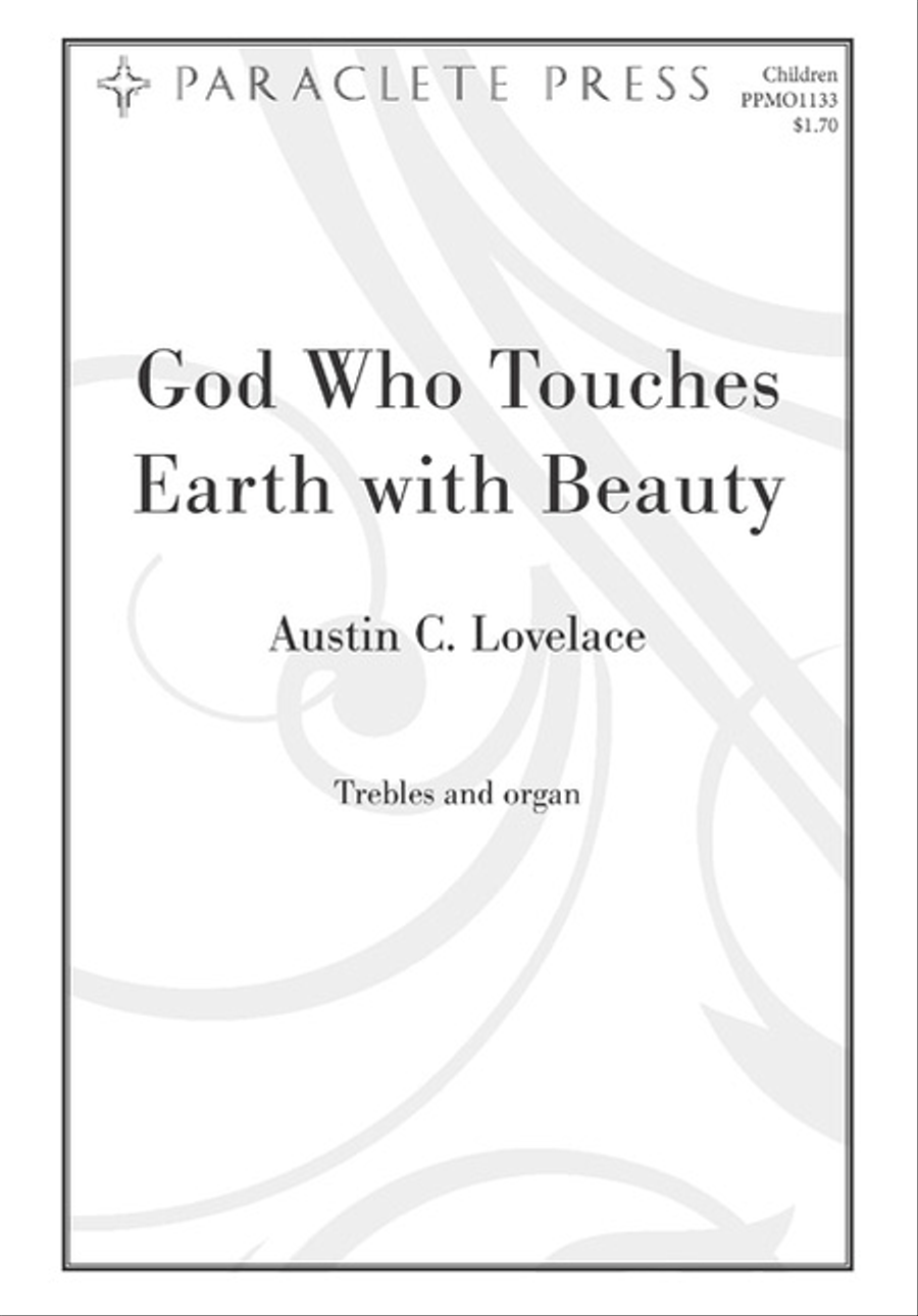 God Who Touches Earth With Beauty Children's Choir scores gallery preview page 1