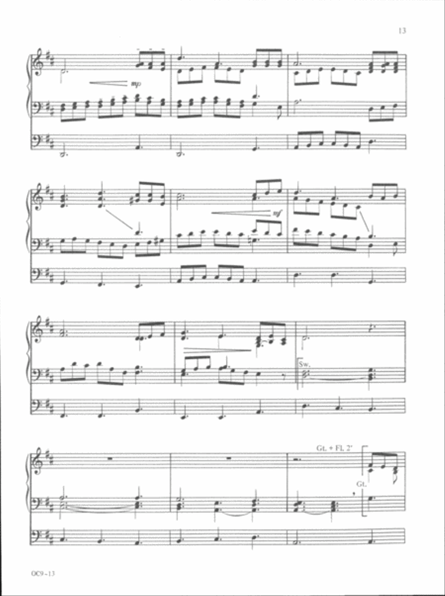 John Ness Beck Favorites for Organ Organ Solo scores gallery preview page 3