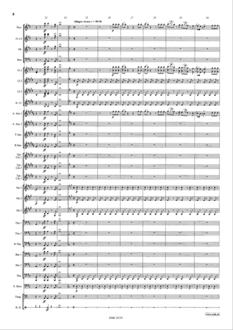 The Barber Of Seville Concert Band scores gallery preview page 9