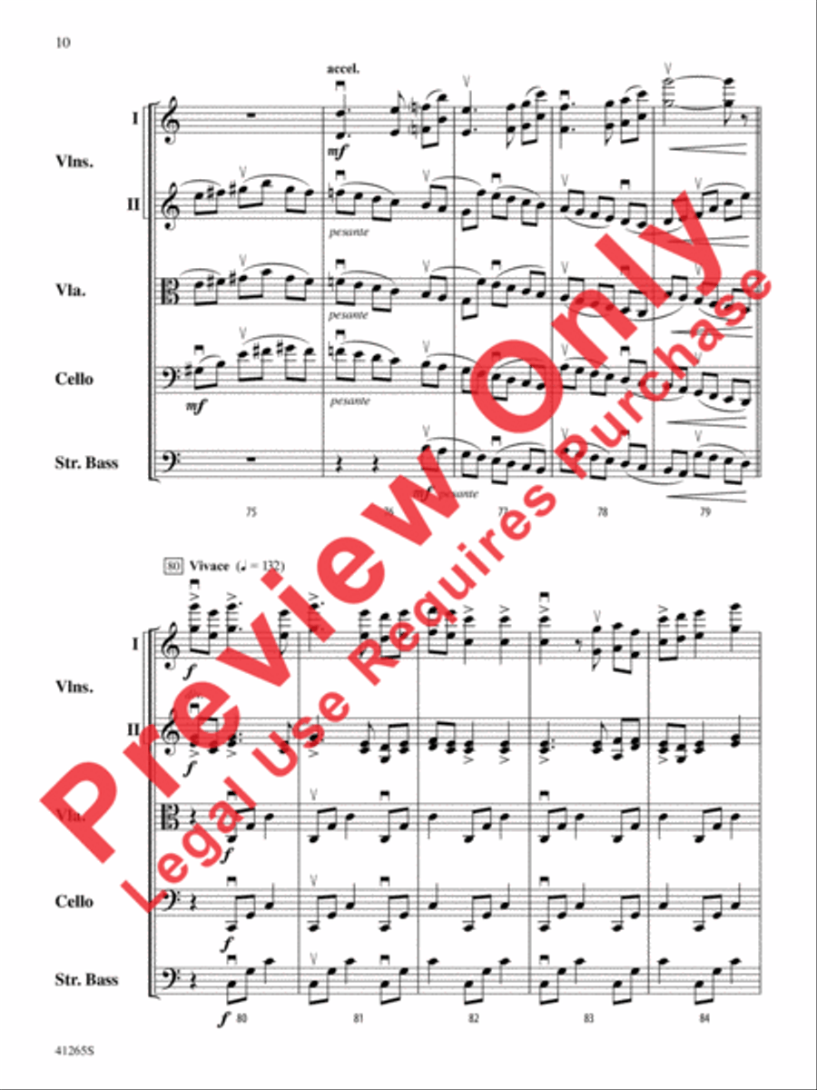 Country Song String Orchestra scores gallery preview page 11