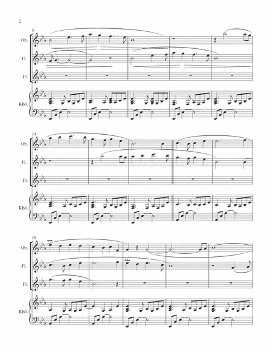 Soar (Trio): Melody of the Birds Woodwind Duet scores gallery preview page 3