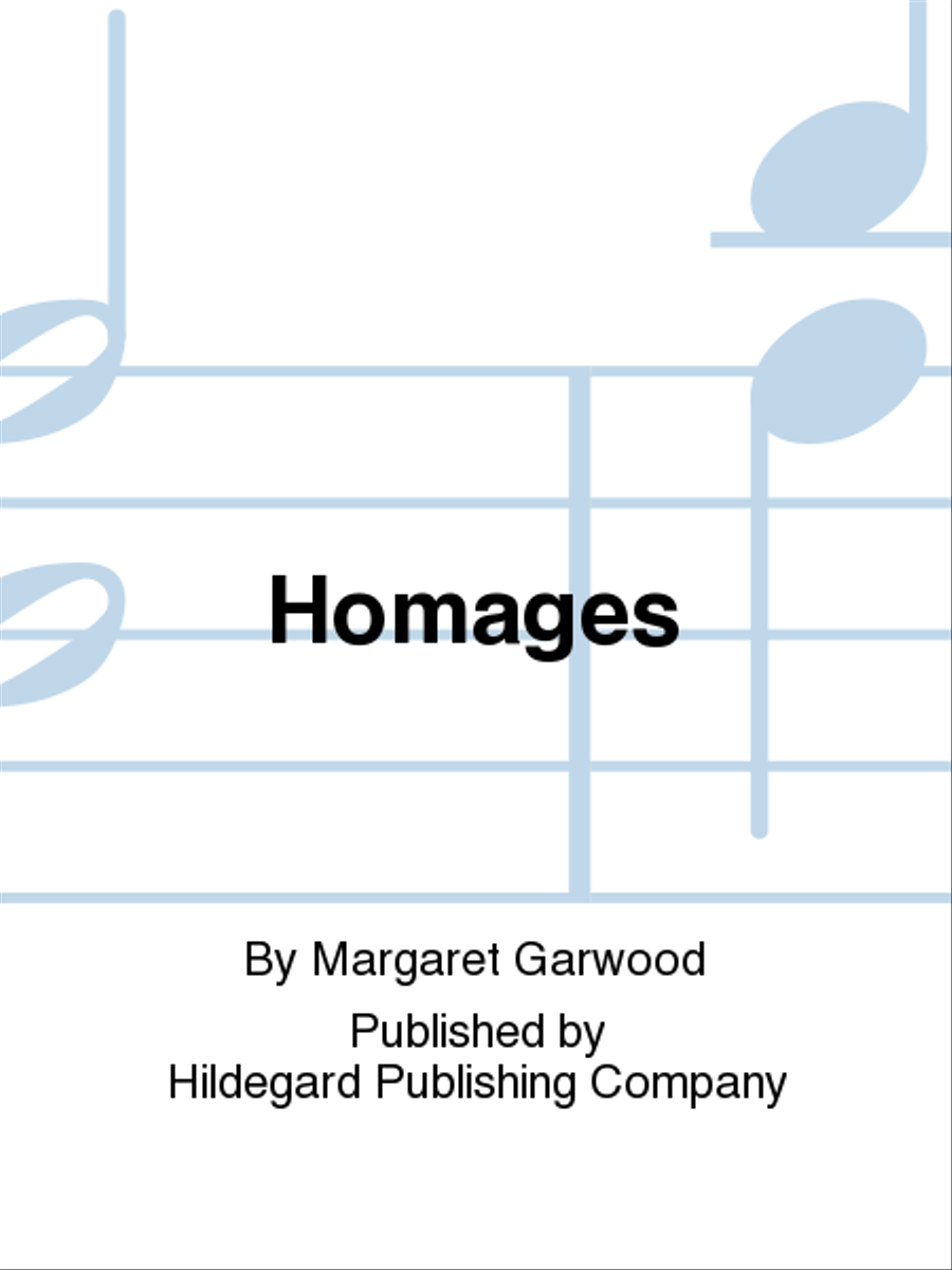 Homages Piano Trio scores gallery preview page 1
