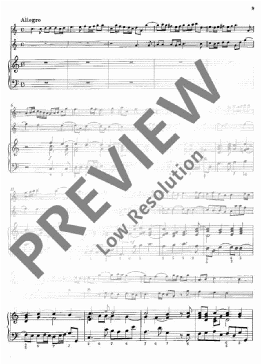 Twelve Triosonatas Cello scores gallery preview page 10