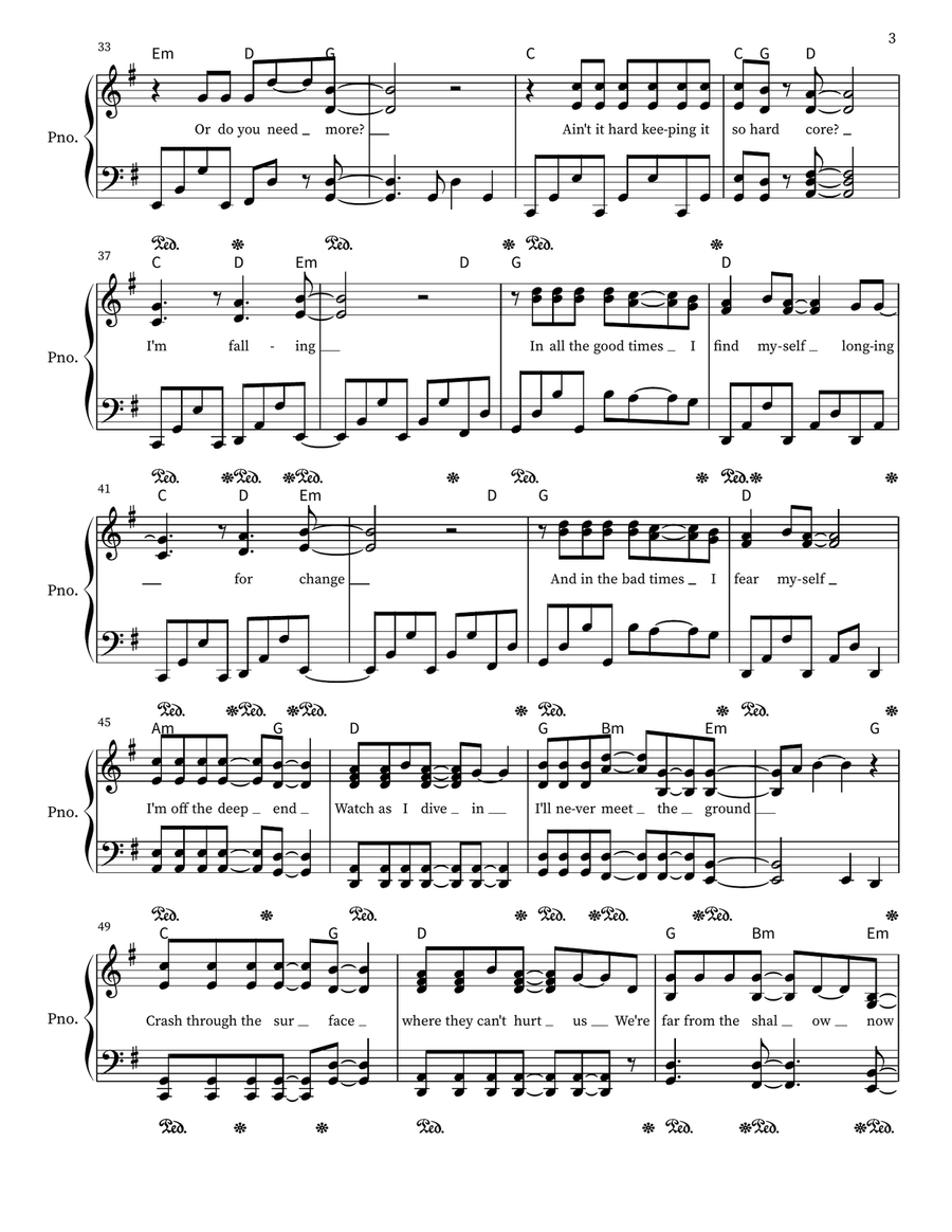 Shallow Piano scores gallery preview page 3