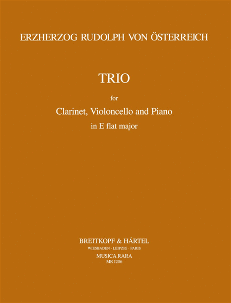 Trio in E flat major Piano scores gallery preview page 1