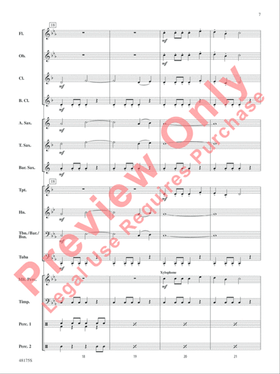 Dragon Bridge Concert Band scores gallery preview page 8