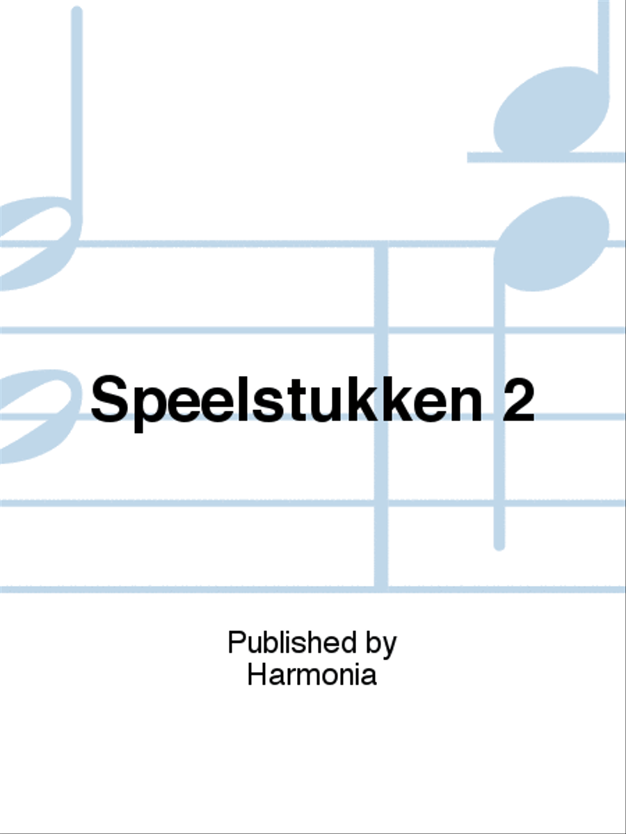 Speelstukken 2 Piano Solo scores gallery preview page 1