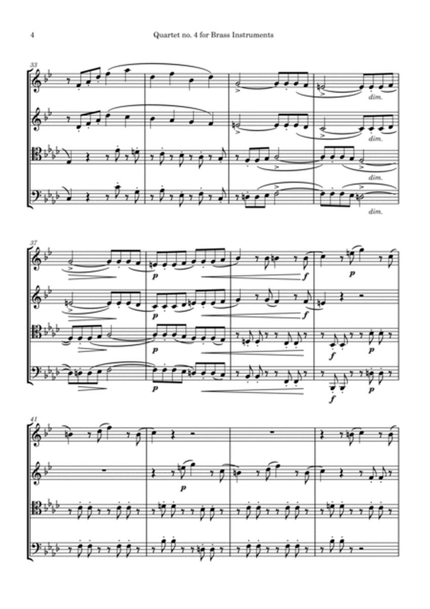 Ramsøe: Quartet No. 4 for Brass instruments Op. 37 image number null