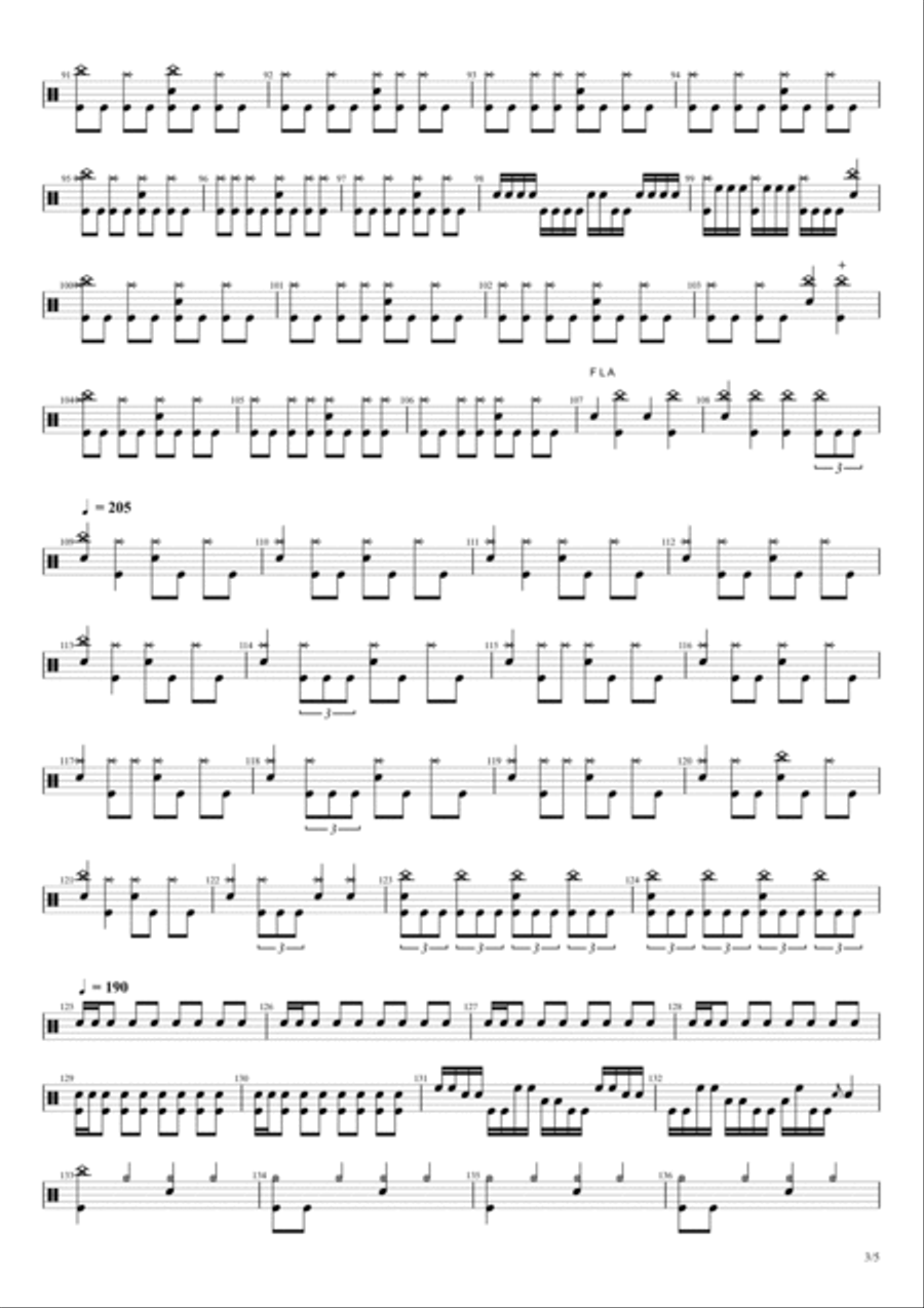 Nemesis Nemesis Drum Set scores gallery preview page 3