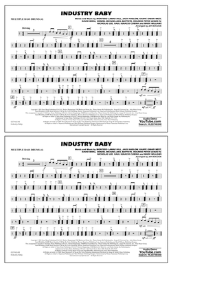Book cover for Industry Baby (arr. Jay Bocook) - Multiple Bass Drums
