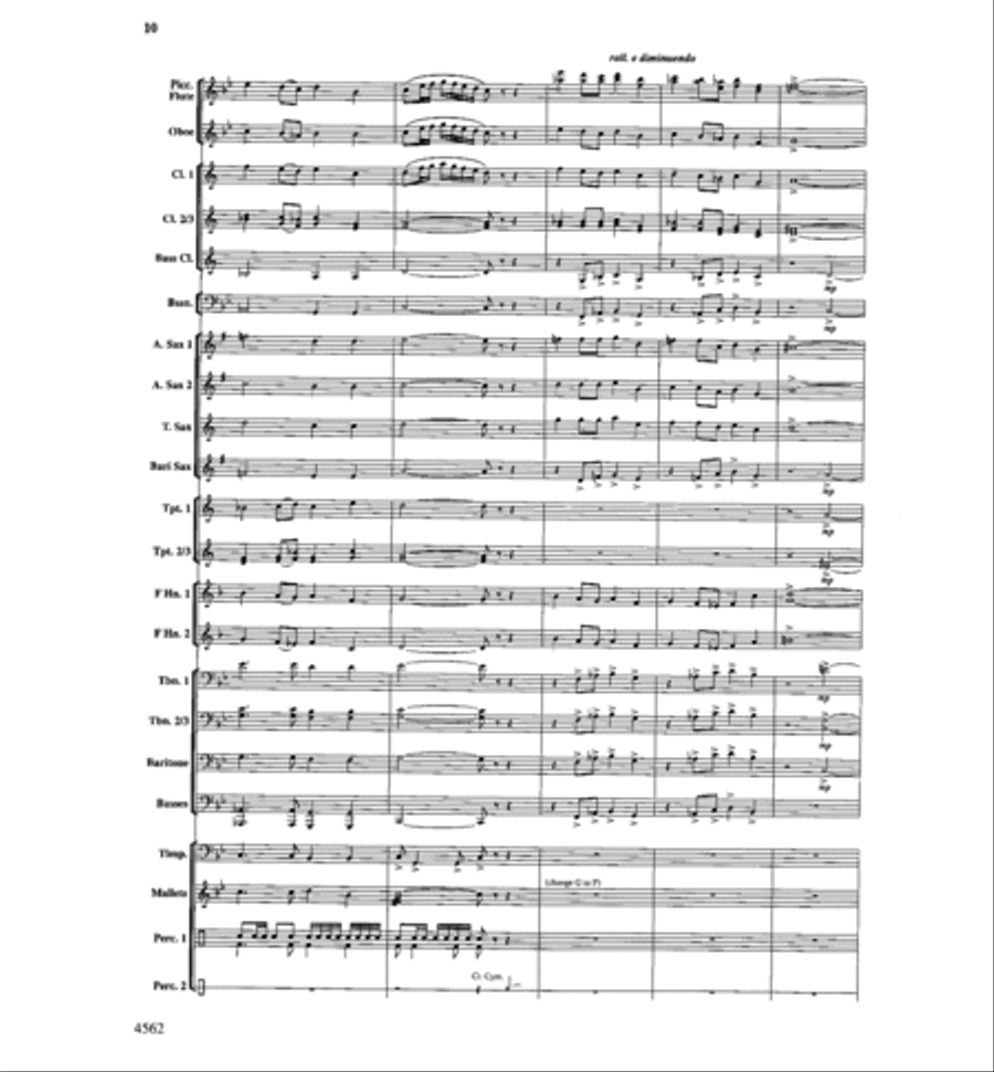 Antecedium Antecedium Concert Band scores gallery preview page 11