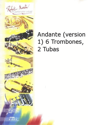 Book cover for Andante (6 trombones, 2 trombones basses ou 2 tubas)