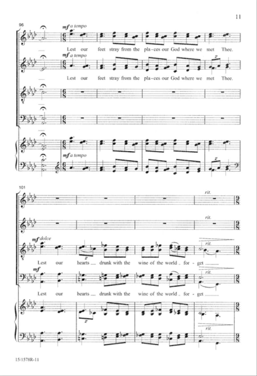 Lift Ev'ry Voice and Sing Divisi scores gallery preview page 11