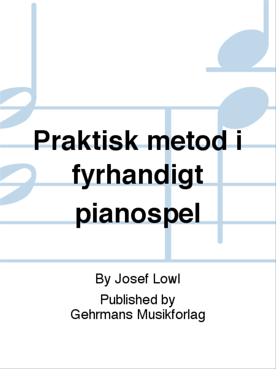 Praktisk metod i fyrhandigt pianospel Piano Duet scores gallery preview page 1