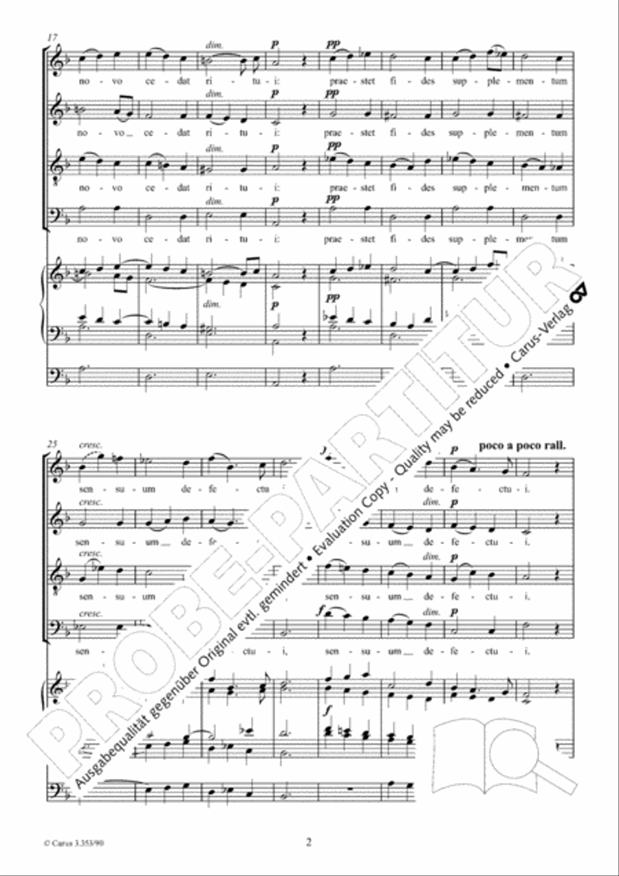 Tantum ergo 4-Part scores gallery preview page 3
