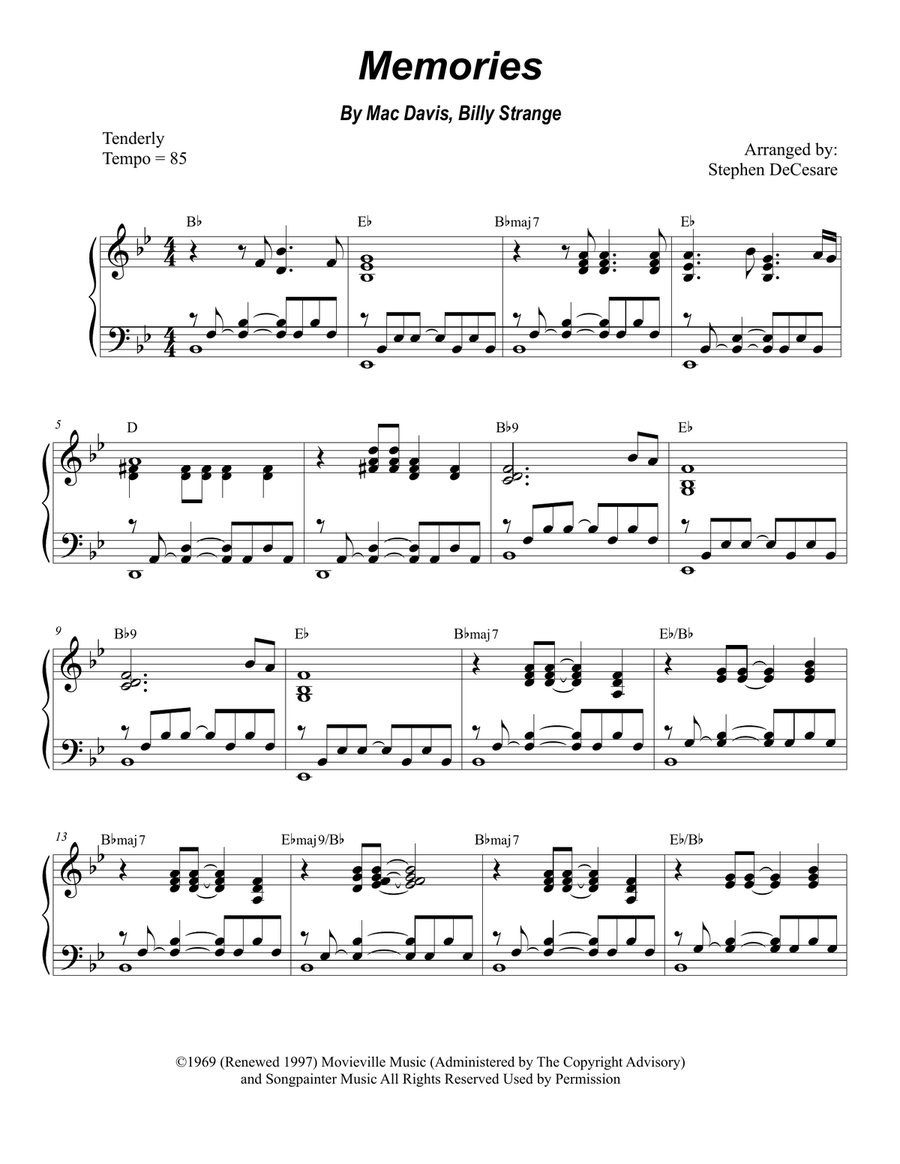 Memories Memories String Duet scores gallery preview page 5