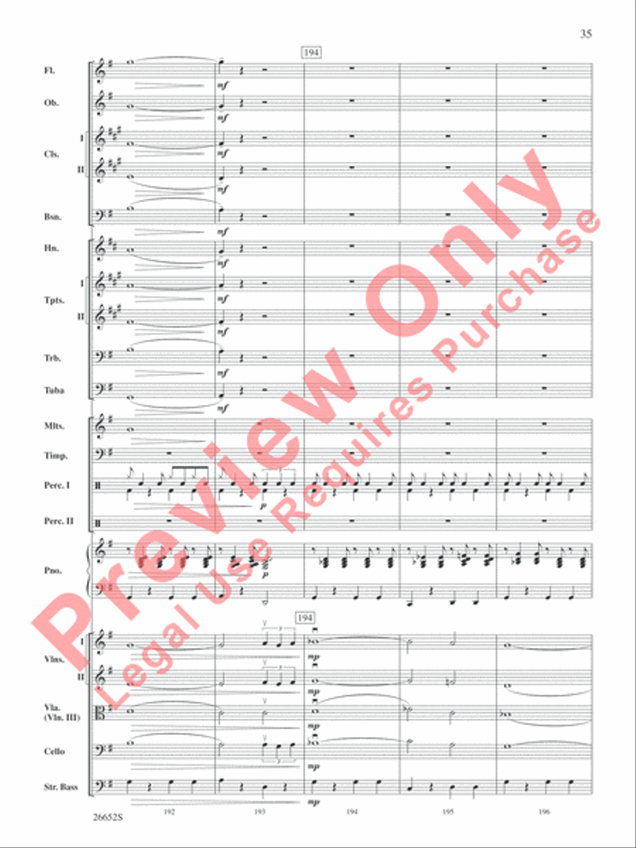 Leroy Anderson Favorites Leroy Anderson Favorites Full Orchestra scores gallery preview page 36
