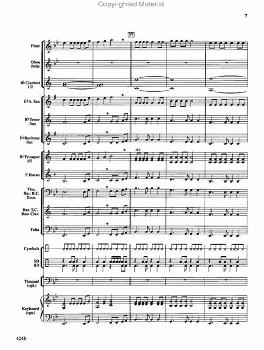 Hot Fudge Sundae Hot Fudge Sundae Concert Band scores gallery preview page 7