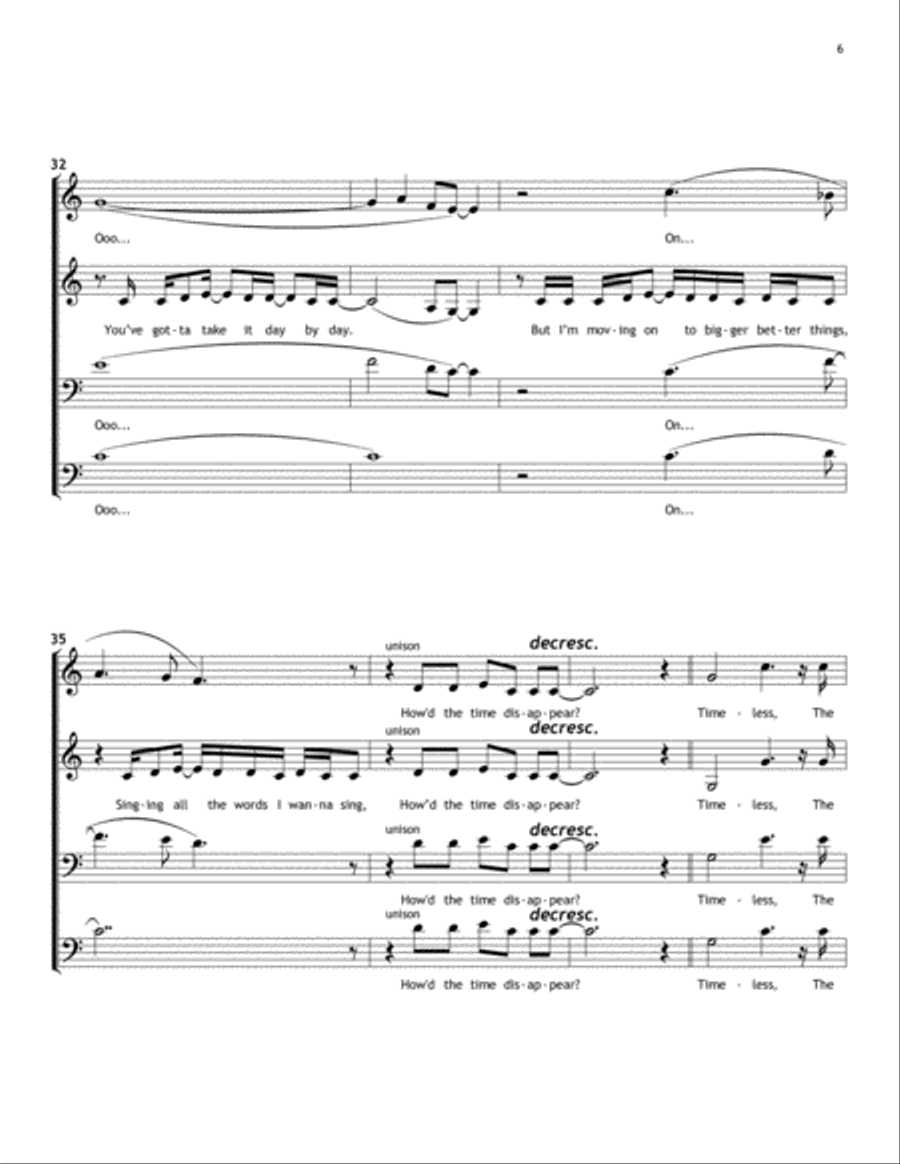 Timeless 4-Part scores gallery preview page 6