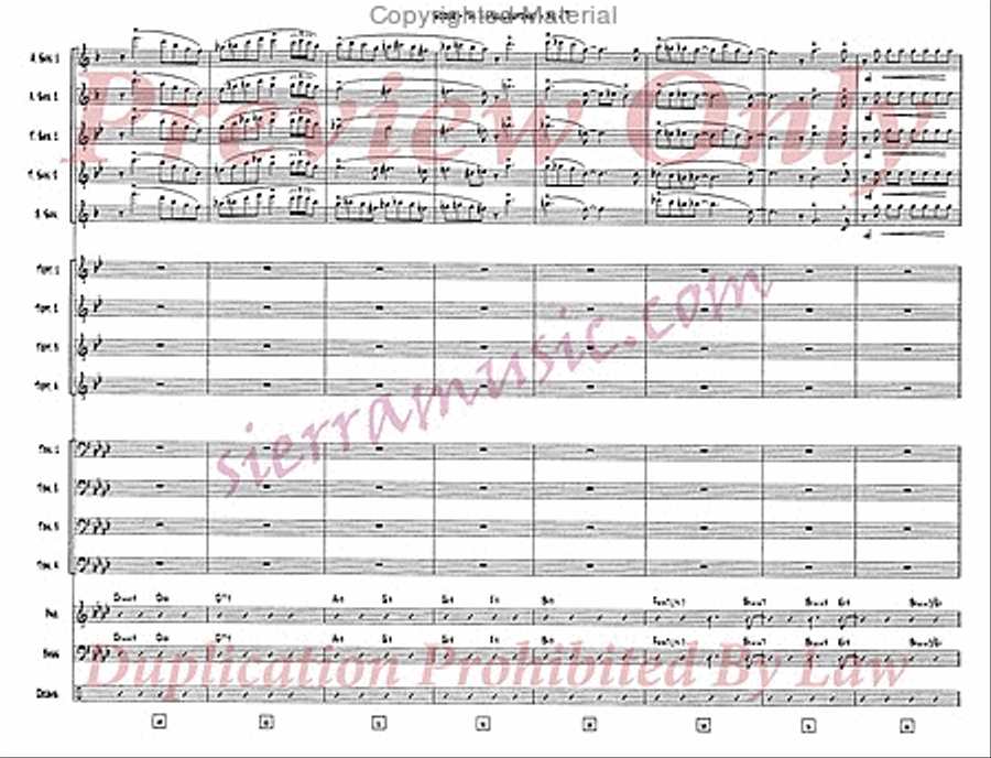 In A Mellow Tone Big Band scores gallery preview page 8