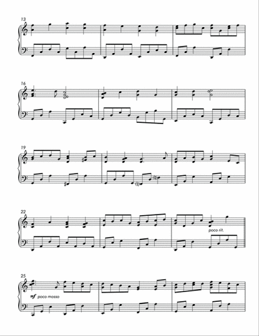 Christ the Lord Is Risen Today (Intermediate Piano) Piano Solo scores gallery preview page 3