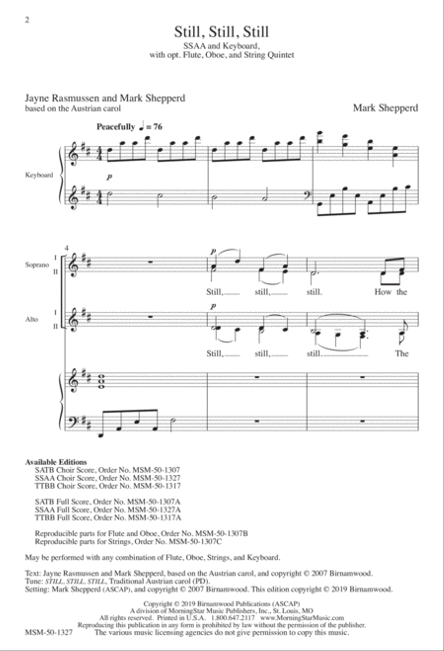 Still, Still, Still SSAA scores gallery preview page 2
