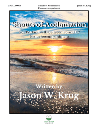 Book cover for Shouts of Acclamation (piano accompaniment for 12 bell version)