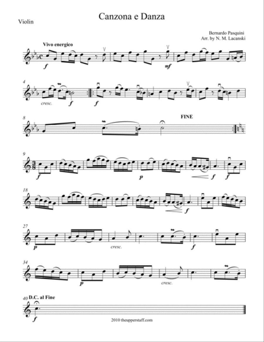 Canzona e Danza Canzona e Danza String Trio scores gallery preview page 3