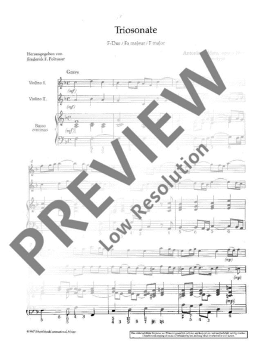 Triosonata F Major Triosonata F Major Cello scores gallery preview page 5