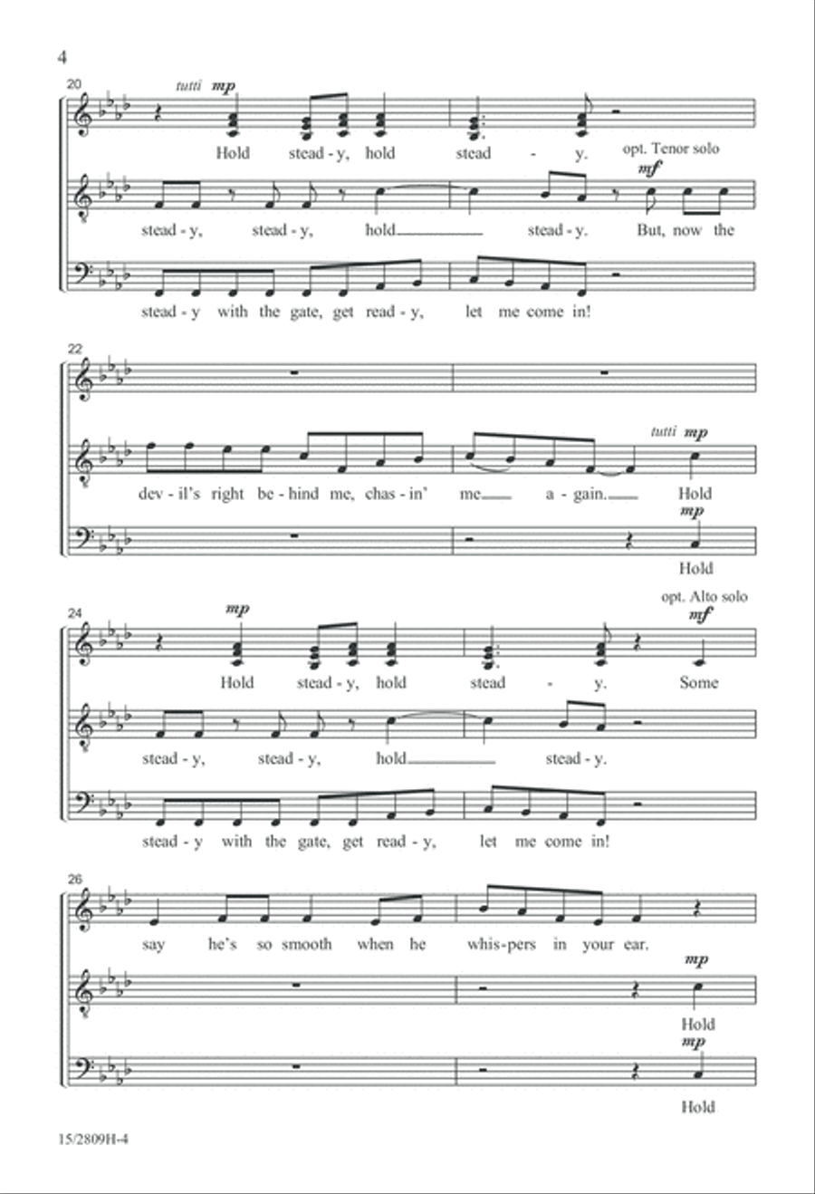 Hold Steady with the Gate Divisi scores gallery preview page 5