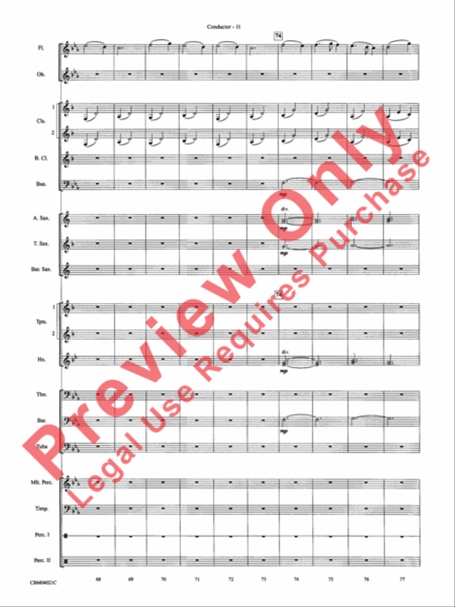Harry Potter and the Prisoner of Azkaban, Selections from Concert Band scores gallery preview page 14