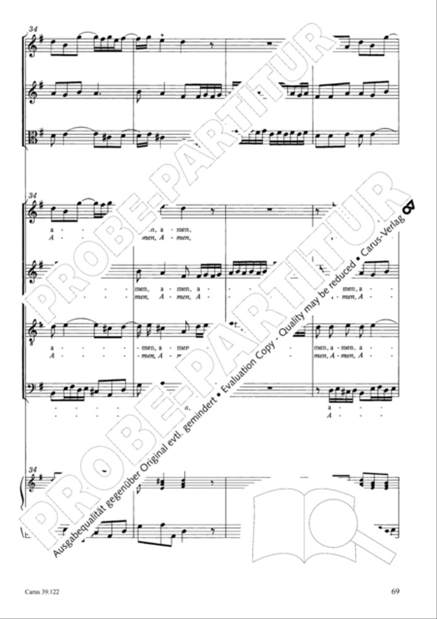 All my spirit exalts (With my spirit I praise the Lord) 4-Part scores gallery preview page 70
