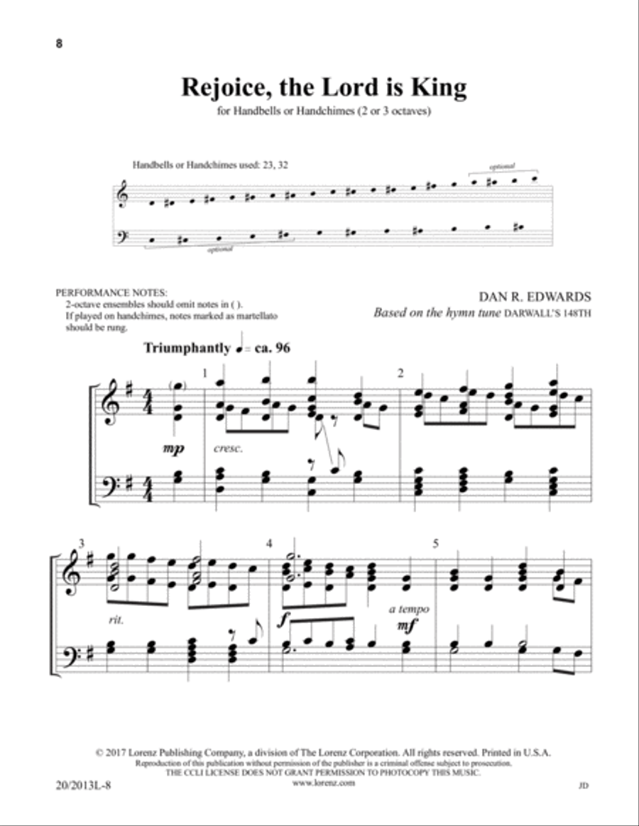 Praise and Thanksgiving Praise and Thanksgiving 3-Octaves scores gallery preview page 6