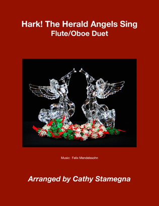 Book cover for Hark! The Herald Angels Sing (Flute/Oboe Duet)