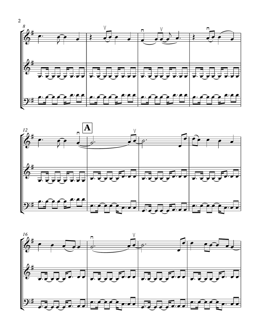 We Found Love String Trio scores gallery preview page 2