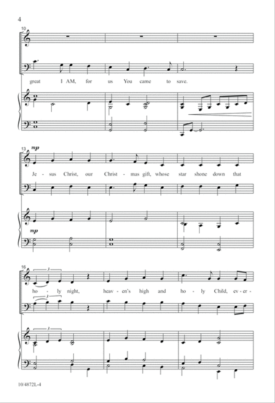 The Christmas Lamb The Christmas Lamb 4-Part scores gallery preview page 4