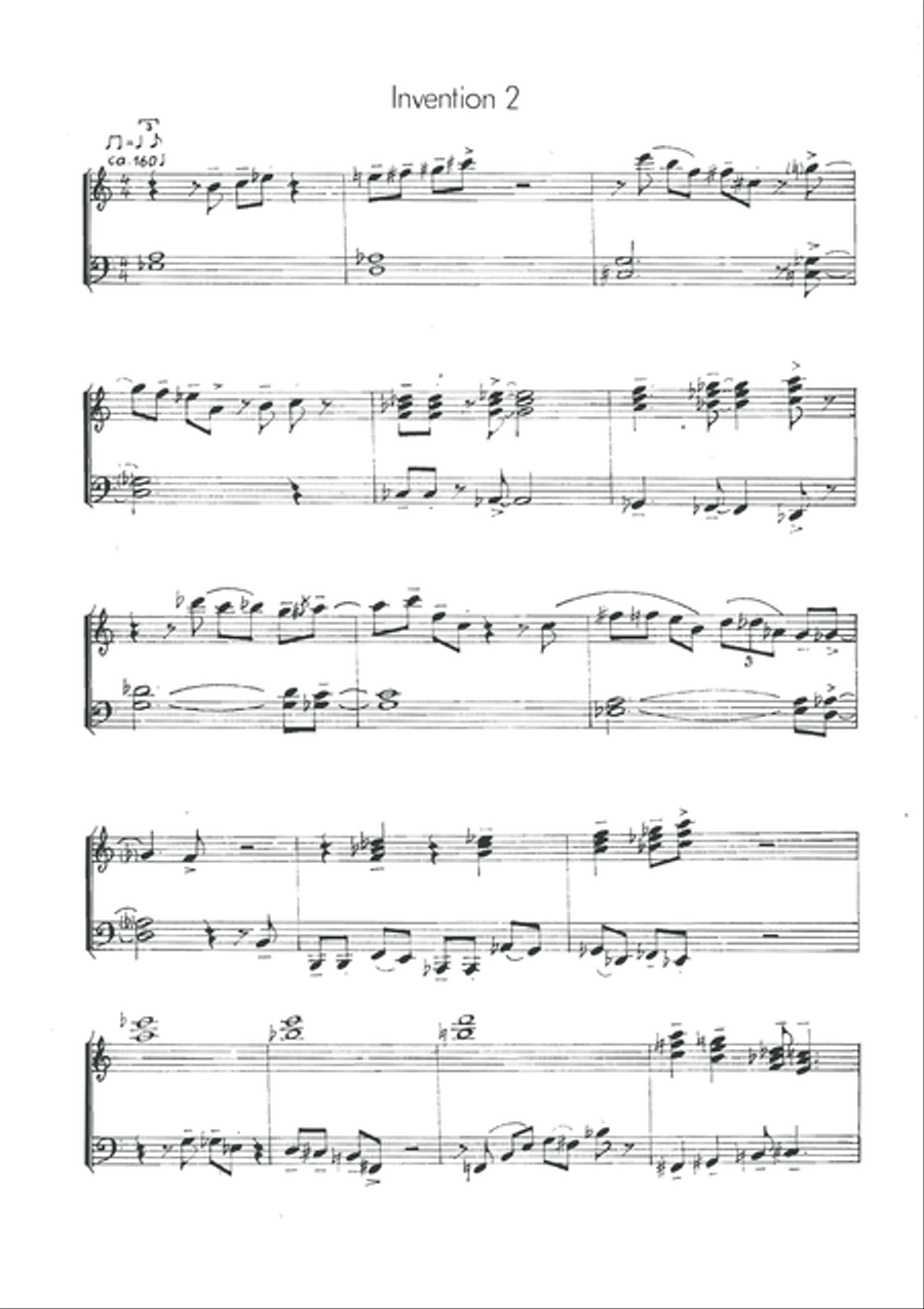 Invention 2 Invention 2 Piano Solo scores gallery preview page 3