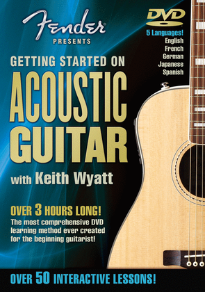 Book cover for Fender Presents Getting Started on Acoustic Guitar